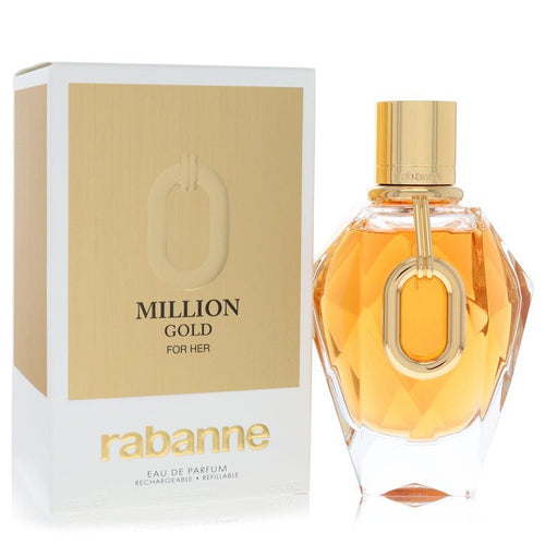 Paco Rabanne Million Gold by Paco Rabanne Eau De Parfum Refillable Spray 3 oz (Women) buy online at SG Shope