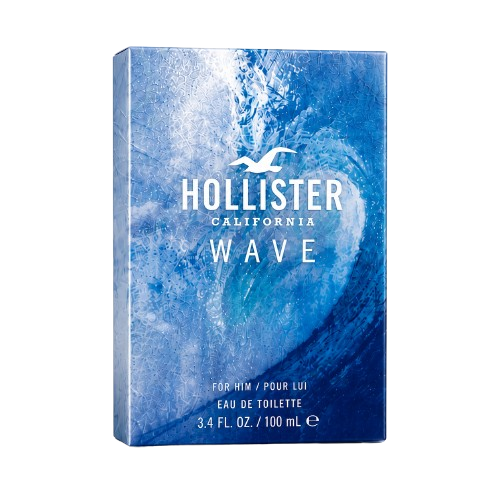 Hollister California Wave for Men EDT 100ml | Fresh Ocean Fragrance | Long Lasting Cologne buy online at SG Shope