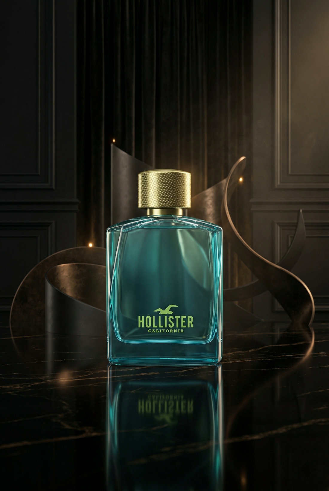 Hollister Wave Eau de Toilette for Men – Fresh Aquatic Cologne 100ML